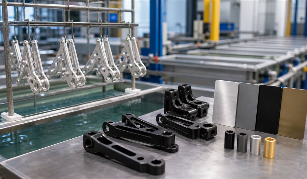 Anodizing for CNC Machined Aluminum Parts manufacturing support