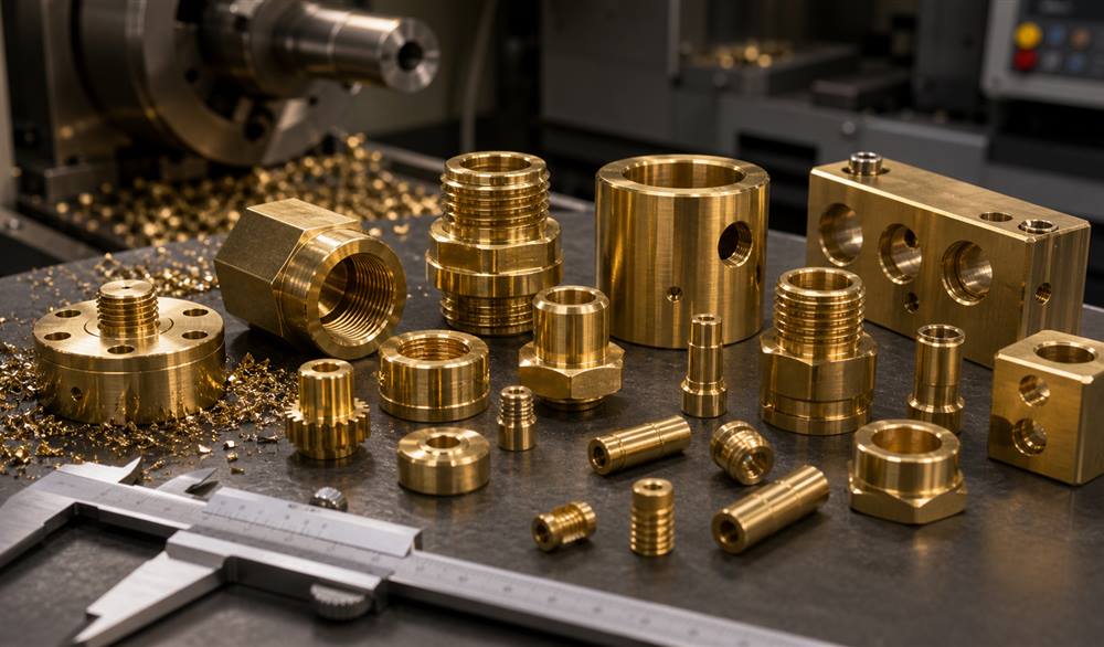 Brass CNC Machining Services for Custom Parts manufacturing support