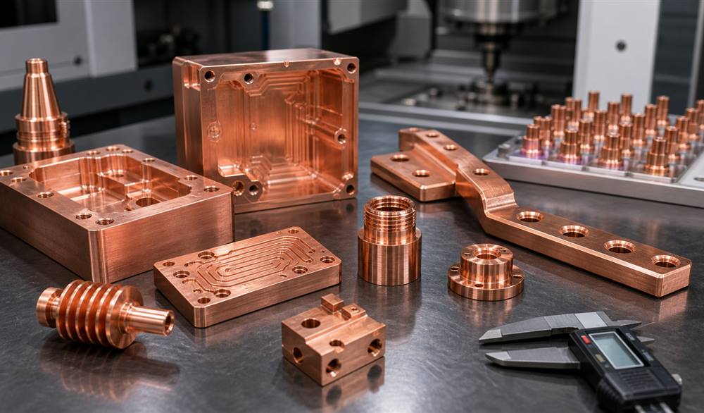 Copper CNC Machining Services for Conductive Parts manufacturing support