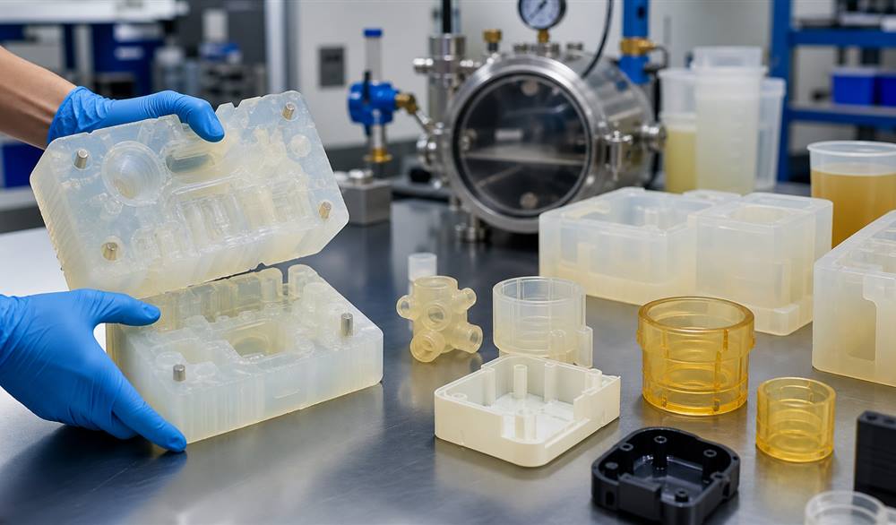 Vacuum Casting for Low-Volume Prototype Parts manufacturing support